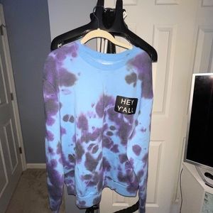 Addison Rae tie-dye sweatshirt